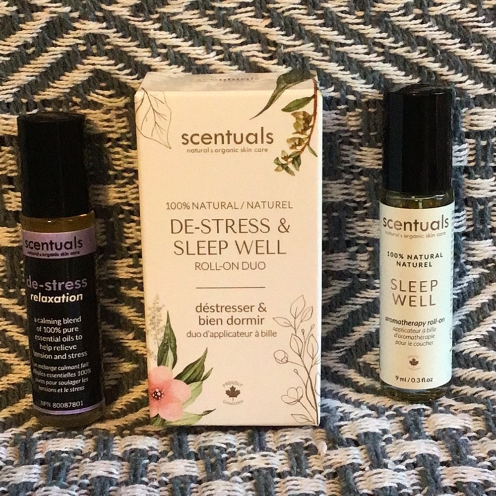 NEW - Scentuals De-Stress and Sleep Well Roll-on Duo